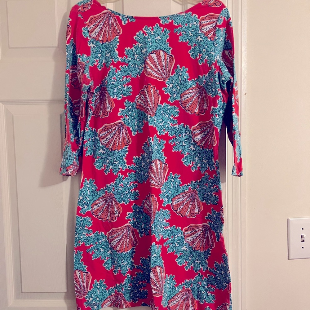 RARE GENTLY PRE-OWNED LADIES SIZE L LILLY PULITZER CORALINA TOPANGA